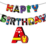 Girlanda Papierowa Happy Birthday Superbohaterowie Marvel
