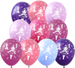 Balony gumowe z nadrukiem Mała Wróżka (10 szt.)