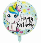 Balon foliowy Happy Birthday 18" (45cm.)