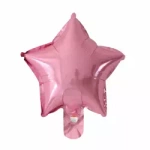 Balon Foliowy Gwiazdka Różowa 25 cm. (10 szt,)