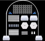 Regulowany łuk balonowy do tworzenia girland(1 szt.)