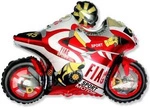 Balon Foliowy Czerwony Motocykl, Grabo