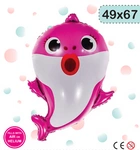 Balon Foliowy Baby Shark Różowy (49cm*67cm)