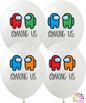 Balony gumowe z nadrukiem Among US (10 szt.)