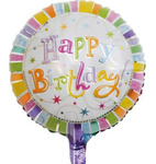 Balon foliowy Happy Birthday 18" (45cm.)
