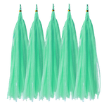 Ogon do balonów Miętowy, Tassel (5szt)