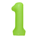 Balon Foliowy Cyferka "1" Zielony Neon (100cm.)