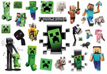 Tatuaże dla Dzieci Game, Minecraft, Piksele (1 szt)