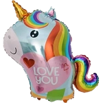 Balon Foliowy Jednorożec I Love You (68cm*71cm)