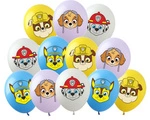 Balony gumowe z nadrukiem Psi Patrol (12 szt.)