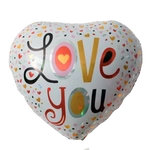 Balon foliowy Serce Love You 18" (45cm.)