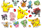 Tatuaże dla Dzieci Pokemon, Pikachu (1 szt)