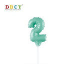 Balon cyferka na patyczku "2"