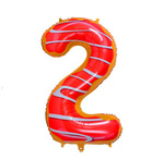 Balon Foliowy Cyferka "2" Ciasteczko (100cm.)