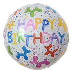 Balon foliowy Happy Birthday 18" (45cm.)