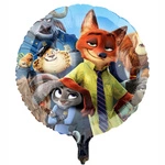 Balon foliowy Zootopia bohaterów 18 cali (45 cm) – balon urodzinowy