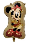 Balon foliowy Minnie Safari – 42,5 x 68 cm (do napełnienia helem)