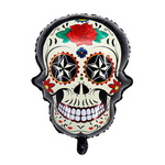 Balon Foliowy Czaska, Halloween,  (65cm*50cm)