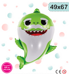 Balon Foliowy Baby Shark Zielony (49cm*67cm)