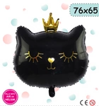 Balon Foliowy Kotek Czarny (49cm*56cm)