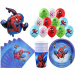 Zestaw Urodzinowy „Spider-Man” – Balony, Talerzyki, Kubeczki, Serwetki (53 elementy)