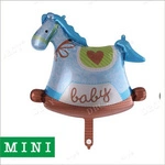 Balon Foliowy mini konik niebieski Baby 