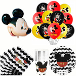 Zestaw Urodzinowy Mickey Mouse – Dekoracje na Przyjęcie (53 elementy)