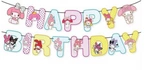 Girlanda papierowa Happy Birthday Kuromi (1 szt)