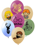 Balony gumowe z nadrukiem Harry Potter (7 szt.)