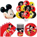 Zestaw Urodzinowy Mickey Mouse – Dekoracje na Przyjęcie (53 elementy)