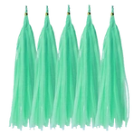 Ogon do balonów Miętowy, Tassel (5szt)