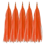 Ogon do balonów Pomarańczowy, Tassel (5szt)