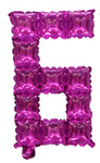 Cyferka Foliowa POP IT 6 Różowa (40cm)