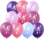 Balony gumowe z nadrukiem Mała Wróżka (10 szt.)