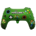 Balon foliowy w kształcie kontrolera z gry Piksele 67 cm x 65 cm.