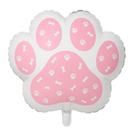 Balon foliowy w kształcie psiej łapki 49x50 cm.