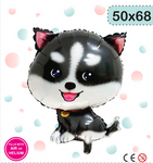 Balon Foliowy Piesek Czarny  (50cm*68cm)