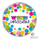 Balon foliowy W Dniu Urodzin 18" (45cm.)