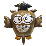 Balon Foliowy Sowa, Gratulacje  (69cm*72cm)