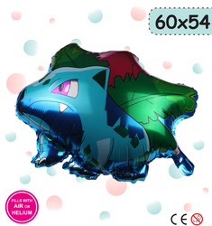 Balon Foliowy Pokemon, Ivysaur (60cm*54cm)