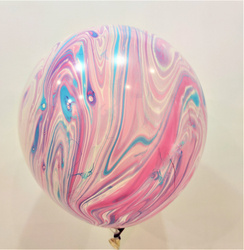 Balon Gigant 19" Marmurkowy Fioletowy (1 szt.)