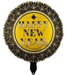 Balon foliowy Happy New Year 18" (45cm.)