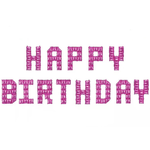 Набір повітряних кульок HAPPY BIRTHDAY (40 см).)