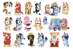 Дитячі татуювання для собак Bluey (1 шт)