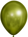 Повітряні кульки 5" хром, яблучно-зелені (100 шт)./ пачка.)