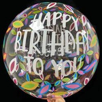 Повітряна кулька з надписом HAPPY BUBBLE BIRTHDAY TO YOU (18 дюймів)