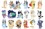 Дитячі татуювання для собак Bluey (1 шт)