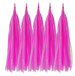 Хвостик для повітряних кульок Малина, китиця (5шт)