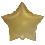 Фольга Зірка Золотий градієнт 18" (45см).)
