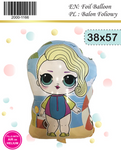 Фольгована кулька LOL Дівчинка (38см*57см)